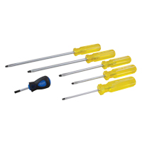 Slotted Screwdriver Set, 6 Pcs. Equipment World