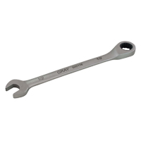 Combination Fixed Head Ratcheting Wrench, 12 Point, 5/16", Stainless Steel Finish Equipment World