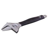 Adjustable Wrench, 8-1/4" L, 1-1/2" Max Width, Polished Equipment World