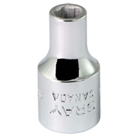Socket, 4.5 mm, 1/4" Drive, 6 Points Equipment World