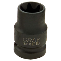 Torx&reg; Socket, 1/2", 1/2" Drive, 6 Points Equipment World