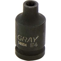 Socket, Impact, E4, 1/2"/1/4" Drive Equipment World