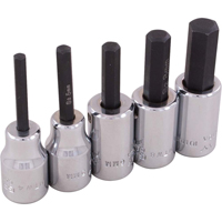 Jeu de douilles &agrave; t&ecirc;te hexagonale, Hexagonale, Prise 3/8", 5 mrcx Equipment World