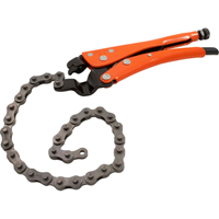 Locking Chain Clamp Pliers, 10" Length, Omnium Grip Equipment World