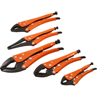 Locking Plier Set, 5 Pieces Equipment World