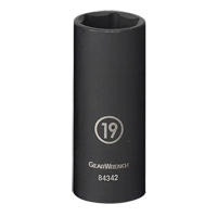 Douille, Chocs, 13 mm, Prise 3/8", 6 pans, Profond Equipment World