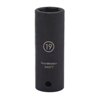 Douille, Chocs, 17 mm, Prise 1/2", 6 pans, Profond Equipment World