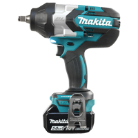 Cordless High Torque Impact Wrench Kit, 18 V, 1/2" Socket Equipment World