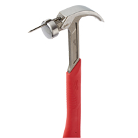 Curved Claw Smooth-Face Hammer, 20 oz., Solid Steel Handle, 14" L Equipment World
