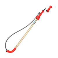 Toilet Auger, Manual, Bulb, 6' Cable Length, 1/2" Cable Diameter Equipment World