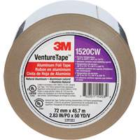 Venture Tape Aluminum Foil Tape, 1.8 mils Thick, 72 mm (3") x 45.7 m (150') Equipment World