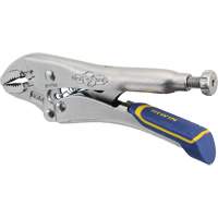 Fast Release Locking Pliers with Wire Cutter, 5" Length, Curved Jaw Equipment World