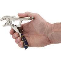 Fast Release Locking Pliers with Wire Cutter, 5" Length, Curved Jaw Equipment World