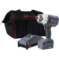 IQv20 High Torque Cordless Impact Wrench Kit, 20 V, 1/2" Socket Equipment World