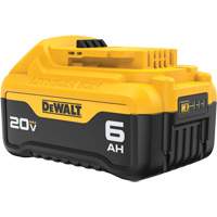Max XR&reg; Premium Battery Pack, Lithium-Ion, 20 V, 6 Ah Equipment World