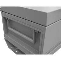Jobsite Storage Box, 32" x 19" x 17-13/16", Steel, Grey UAI844 | Equipment World