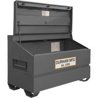 Jobsite Sloped Lid Storage Box, 60" x 30" x 39-3/8", Steel, Grey UAI849 | Equipment World
