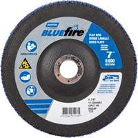 BlueFire R884P Coarse Grit Flap Disc, 7" x 7/8", Type 27, 80 Grit, Zirconia Alumina Equipment World