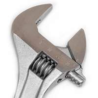Adjustable Wrench - Boxed, 10" L, 1-5/16"/34 mm Max Width, Chrome Equipment World