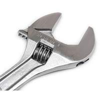 Adjustable Wrench - Bagged, 8" L, 1-1/8"/29 mm Max Width, Chrome Equipment World