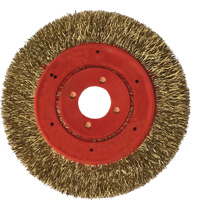 No Throw Partial Encapsulated Wire Wheel, 3" Dia., 0.012" Fill, 1/4" Arbor Equipment World