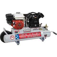 Wheelbarrow Air Compressor, Gas, 10 Gal. (12 US Gal), 150 PSI UAK413 | Equipment World