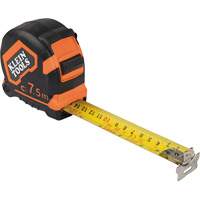 Magnetic Double-Hook Tape Measure, 7.5 m, 1/16"/1 mm Graduations Equipment World