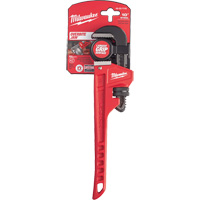 Pipe Wrench, 1-1/2" Jaw Capacity, 10" Long, Powder Coated Finish, Ergonomic Handle Equipment World
