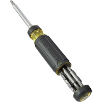 15-in-1 Multi-Bit Ratcheting Screwdriver, 8-3/4" L, Cushion Grip Handle Equipment World