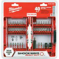 40-Piece Shockwave Impact Duty Driver Bit Set Equipment World