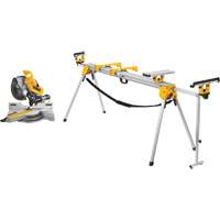 Double Bevel Sliding Compound Mitre Saw with Stand Equipment World