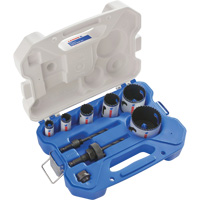 Plumber Bi-Metal Hole Saw Set, 9 Pieces Equipment World