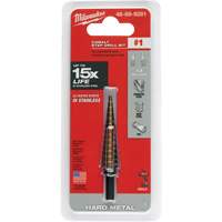 Foret &eacute;tag&eacute;, 1/8"/#1 - #1/1/2", Incr&eacute;ments de 1/32", Acier rapide au cobalt Equipment World