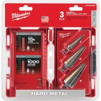 Jeu de forets &eacute;tag&eacute;s, 3 morceaux, Acier rapide au cobalt Equipment World