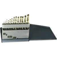 Jeu de forets courts &agrave; usage intensif Drillco, 13 morceaux, Cobalt Equipment World