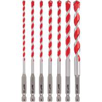 Jeu de forets pour perceuse &agrave; percussion Shockwave, 7 morceaux, Carbure Equipment World