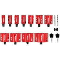 Plumber's Bi-Metal Hole Saw Set, 17 Pieces Equipment World