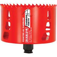 Wood & Metal Hole Saw, 4-1/8", 2-3/8" Depth of Cut, Carbide Equipment World