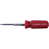 Hex-Calibre Metric Multi-Bit Screwdriver, Plastic Handle Equipment World