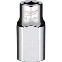 Prise SAE avec c&ocirc;t&eacute;s Four Flats, 3/8", Prise 1/2", 6 pans Equipment World