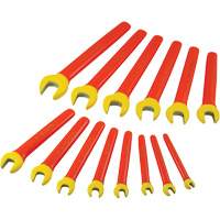 Insulated SAE Open End Wrench Set, 1000 V, 14 Pcs Equipment World