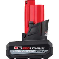 M12 Redlithium High Output XC5.0 Battery Pack, Lithium-Ion, 12 V, 5 Ah Equipment World