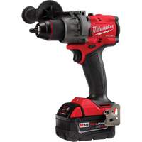 M18 Fuel Drill/Driver Kit, Lithium-Ion, 18 V, 1/2" Chuck, 1400 in-lbs Torque Equipment World