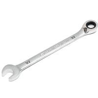 90-Tooth Reversible Ratcheting Wrench, 12 Point, 1/2", Chrome/Polished Finish Equipment World