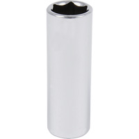 Douille chrom&eacute;e, 9/16", Prise 3/8", 6 pans, Profond Equipment World