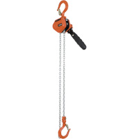 VLP-25-5 VLP Series Lever Puller, 5' Lift, 500 lbs. (0.25 tons) Capacity, Galvanized Steel Chain Equipment World
