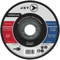 A60T PowerPlus Cut-Off Wheel, 4-1/2" x 3/64", 7/8" Arbor, Type 27, 13300 RPM Equipment World