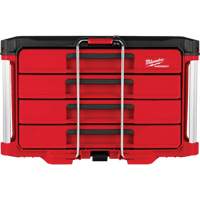 PackOut™ 4-Drawer Tool Box, 22-1/5" W x 14-3/10" H, Red UAW031 | Equipment World