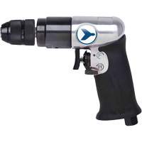 AD38VSR Perceuse pneumatique &agrave; vitesse variable, 6 pi³/min, 1/4" NPT, 3/8" mandrin, Sans cl&eacute; Equipment World
