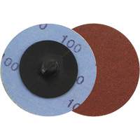 Cloth Backing  Sanding Discs for Die Grinders - Steel Application, 2" Dia., 100 Grit, Aluminum Oxide Equipment World